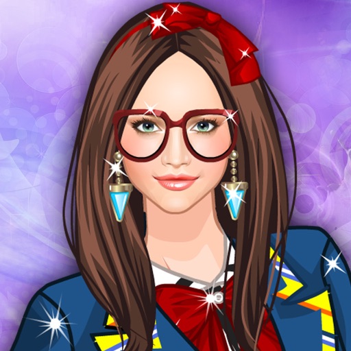 这名女学生的制服打扮游戏少女和孩子们爱公主和化妆的人