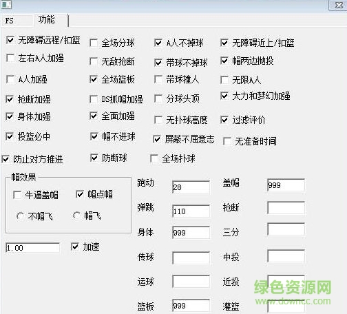 街头篮球改能力辅助