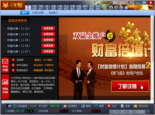 和讯新飞狐软件