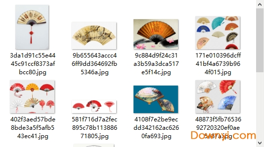 古风扇子图片素材