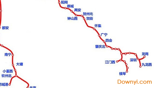 贵阳高铁线路图高清版