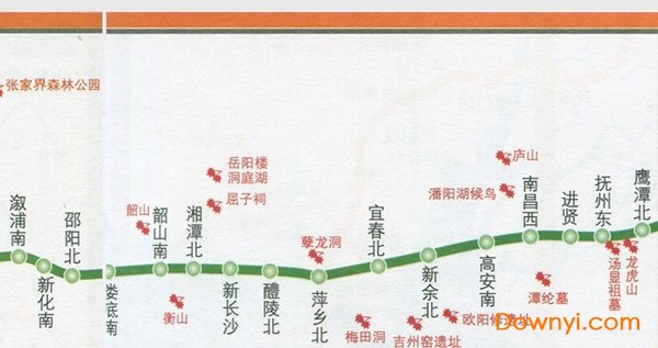 沪昆高铁线路图及站点 贵州省沪昆高铁线路图