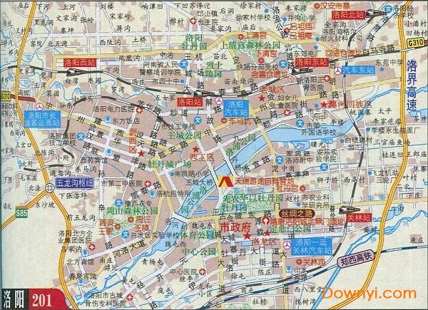 洛阳自驾游地图