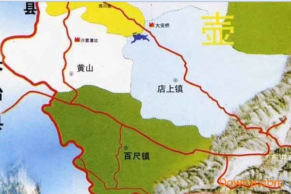 太行山大峡谷旅游地图全图