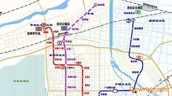 西安地铁规划图最新版 西安地铁规划图高清版
