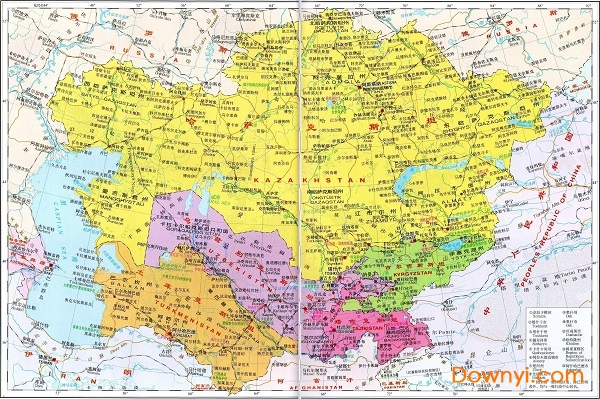 土库曼斯坦地图高清版
