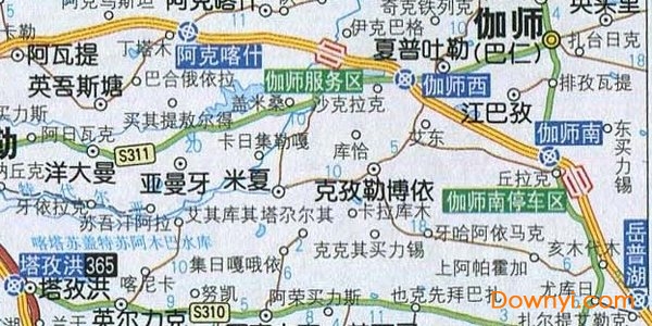 喀什附近自驾游地图集