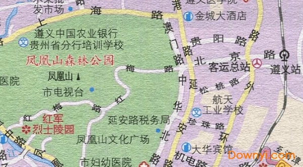 遵义交通地图高清版