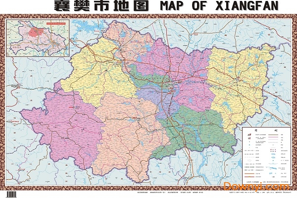 襄樊地图全图