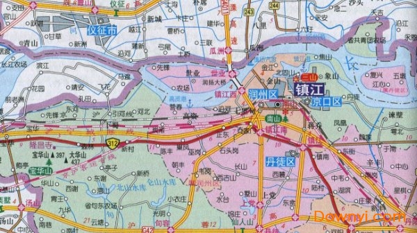 镇江最新地图全图