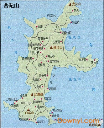 普陀山导游图下载