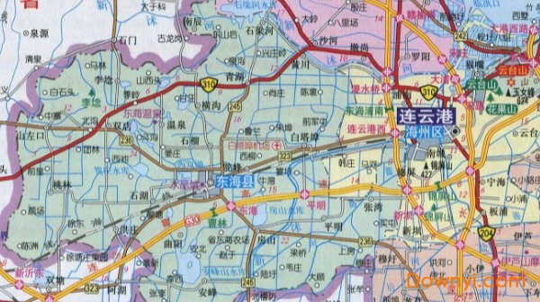 连云港地图全图