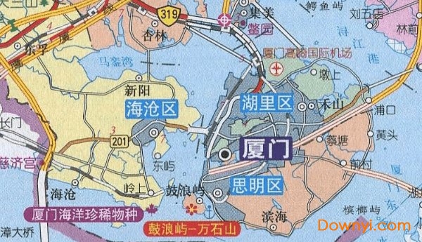 厦门地图高清版