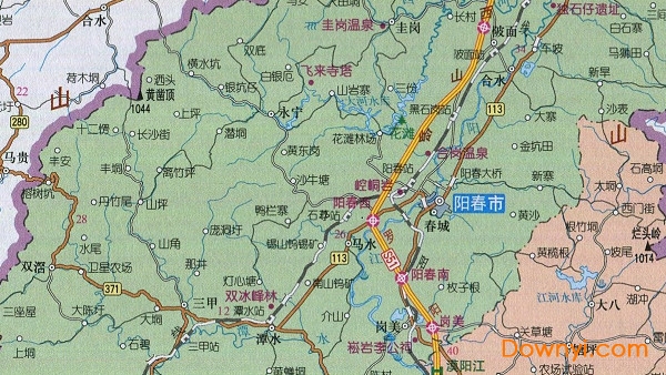 阳江地图 阳江市地图高清版大图