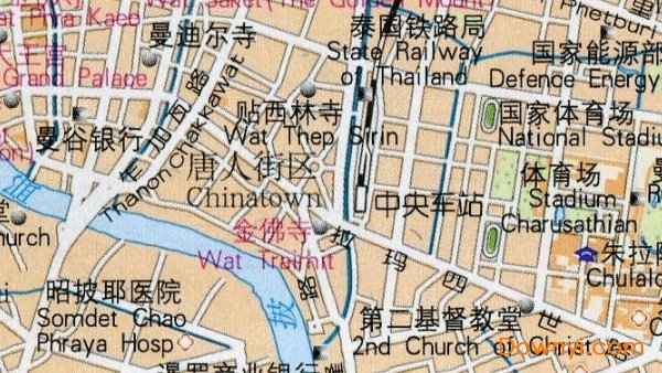 曼谷旅游地图中文版