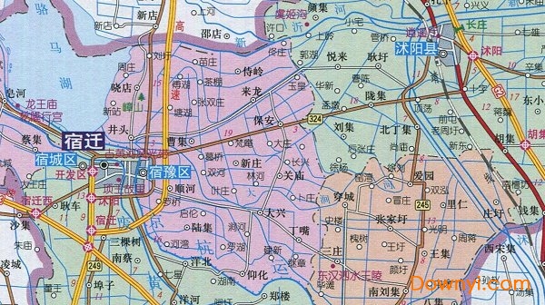 宿迁地图高清版大图