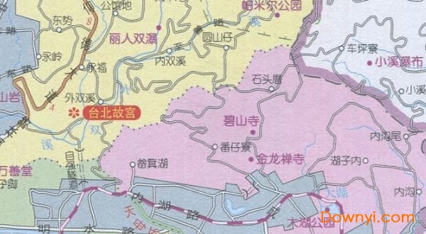 台北旅游地图