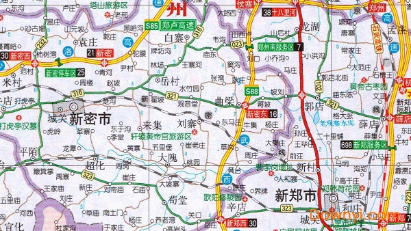 郑州地图全图可放大