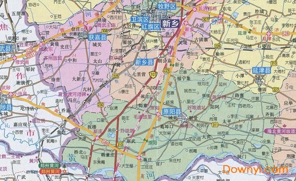 新乡地图 新乡地图全图高清版