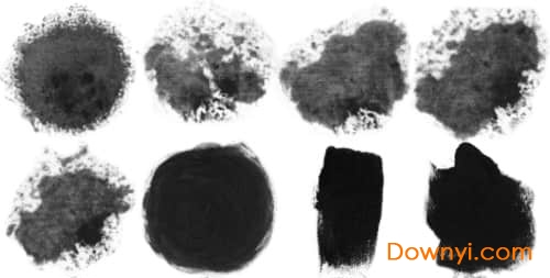 ps墨迹效果笔刷