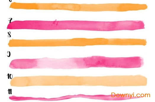 ps手绘常用笔刷