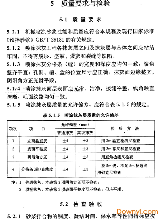 JGJT105-2011机械喷涂抹灰施工规程