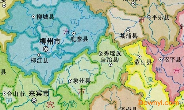 广西地图全图高清版