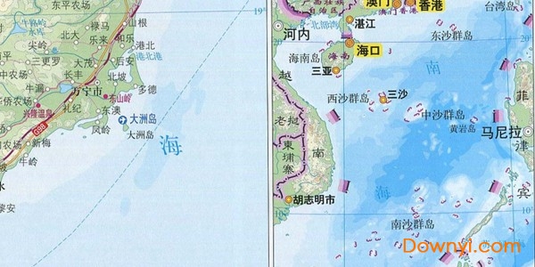 海南省地图全图大图