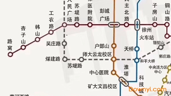 徐州地铁运行线路图 徐州地铁最新线路图