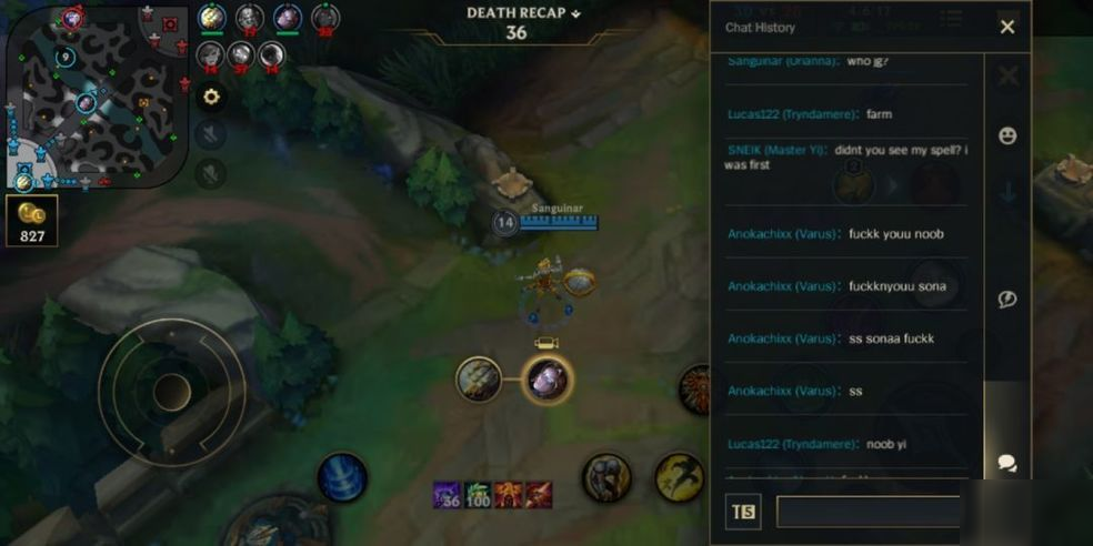 lol手游出现cheating