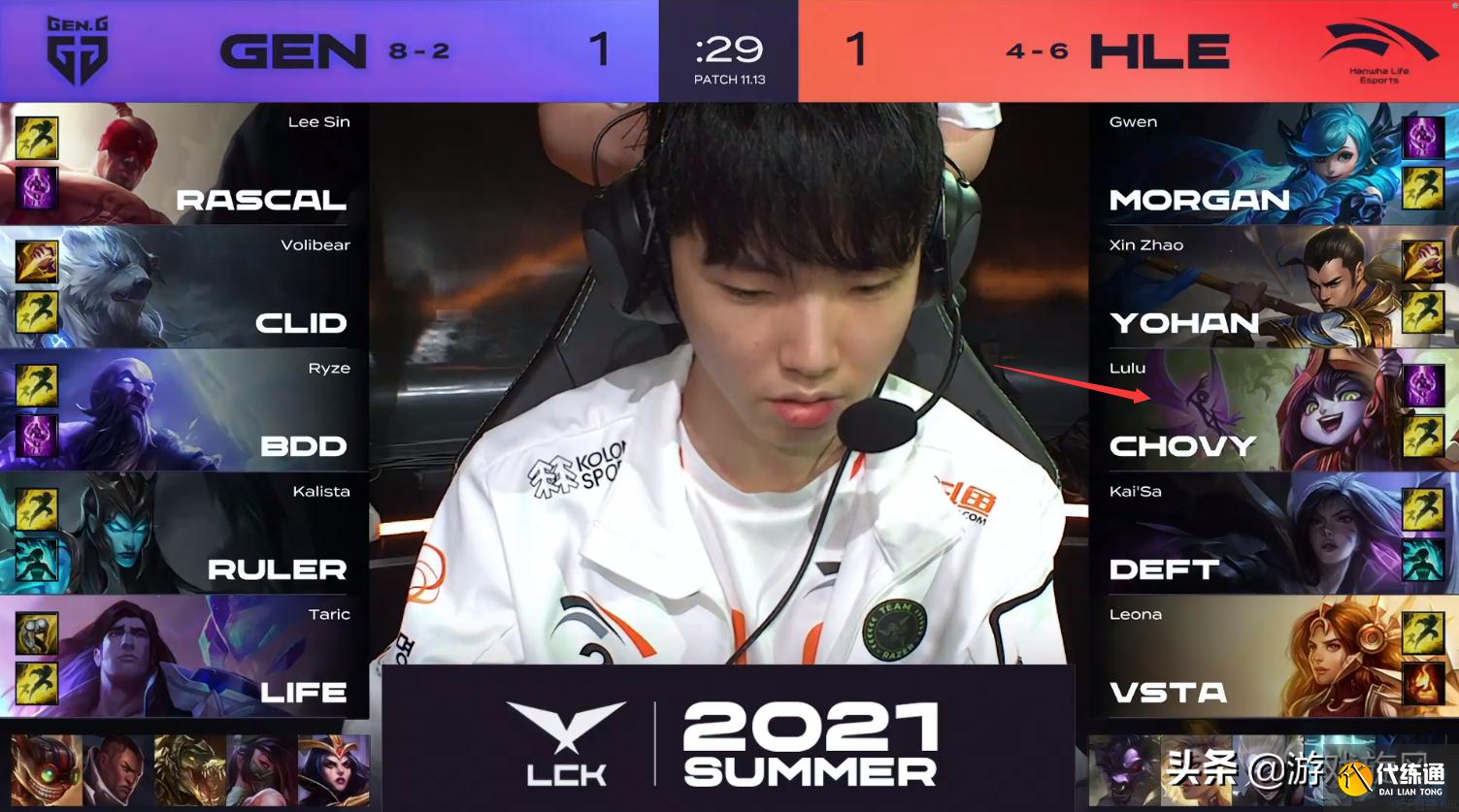 LOL：韩华遭GEN虐泉Cat直言：为啥非要让Chovy去玩璐璐？