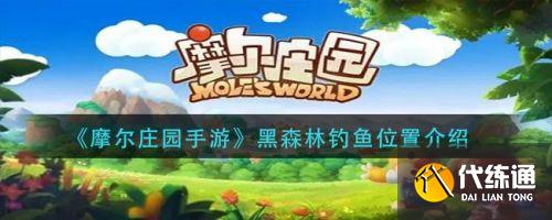 摩尔庄园手游黑森林钓鱼点攻略_黑森林钓鱼点位置一览