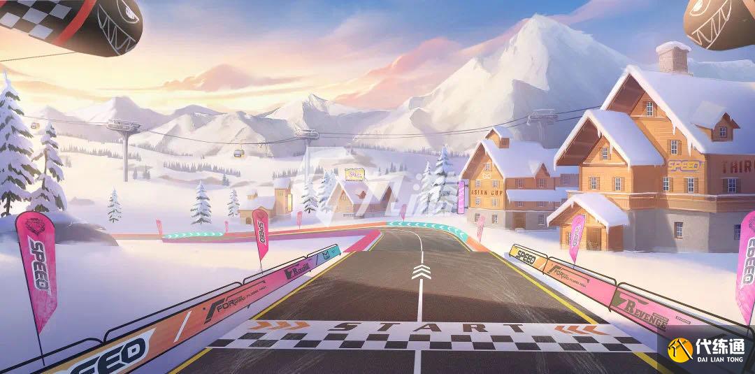 冰与海赛道玩法_QQ飞车手游冰与海赛道体验