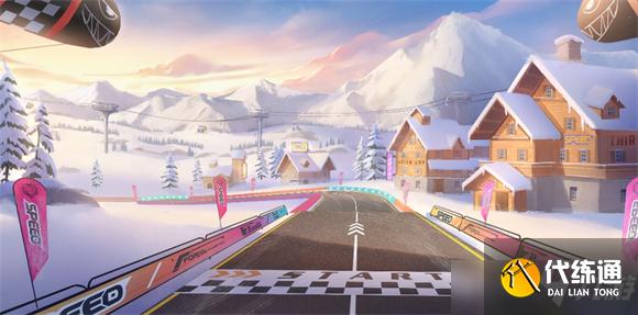 QQ飞车手游雪山之巅地图跑法攻略