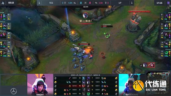 LOL-LPL：ShiauC锤石神Q锁定JackeyLove，UP爆冷2-1击败TES