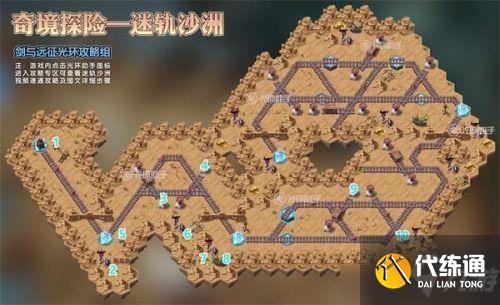 剑与远征2021迷轨沙洲通关攻略大全，奇境探险迷轨沙洲最佳通关路线图一览