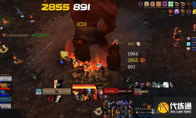 魔兽世界:TBC狂暴战超越猎人,格鲁尔打出2577秒伤,又是24保1?