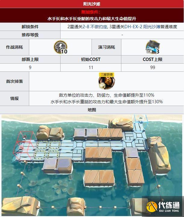 明日方舟dhex2突袭怎么过？dhex2阳光沙滩突袭通关攻略[多图]图片2