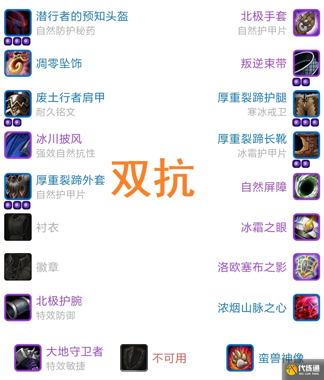 魔兽世界TBC怀旧服：T5团本抗性配装推荐，想拿抗性补助先人一步