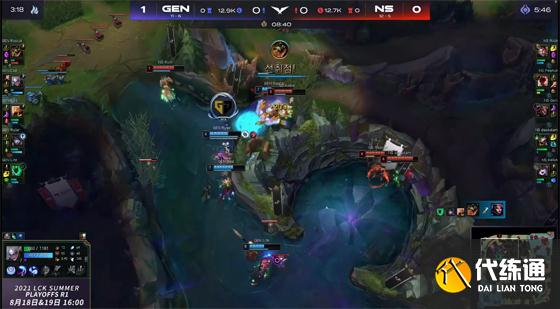 LOL-LCK：Bdd辛德拉绕后秒杀皎月，GEN