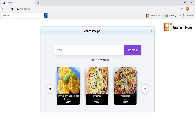Daily Feast Recipe谷歌插件