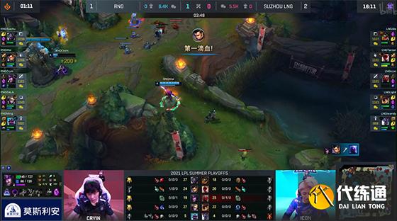 LOL-LPL：icon瑞兹开车抓死GALA