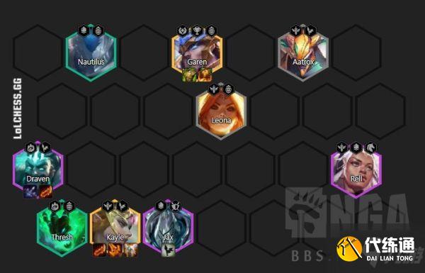 《云顶之弈》11.16版4骑士德莱文天使双C阵容