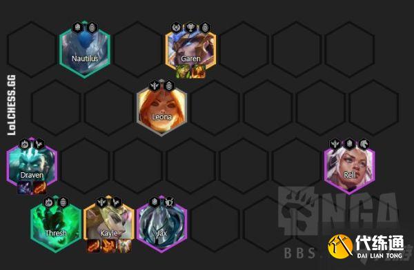 《云顶之弈》11.16版4骑士德莱文天使双C阵容