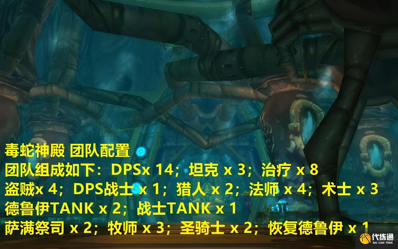 魔兽世界：看到原来毒蛇神殿的团队配置，怀旧服的近战留下了眼泪