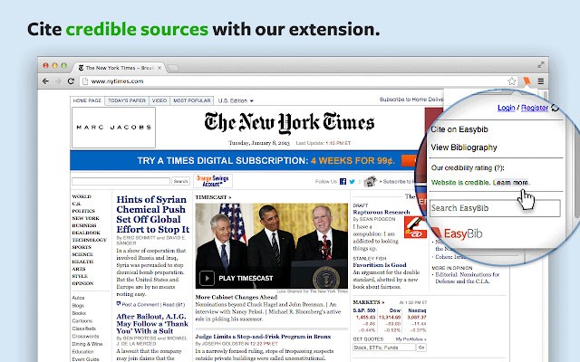 EasyBib Toolbar PC版 easybib工具栏