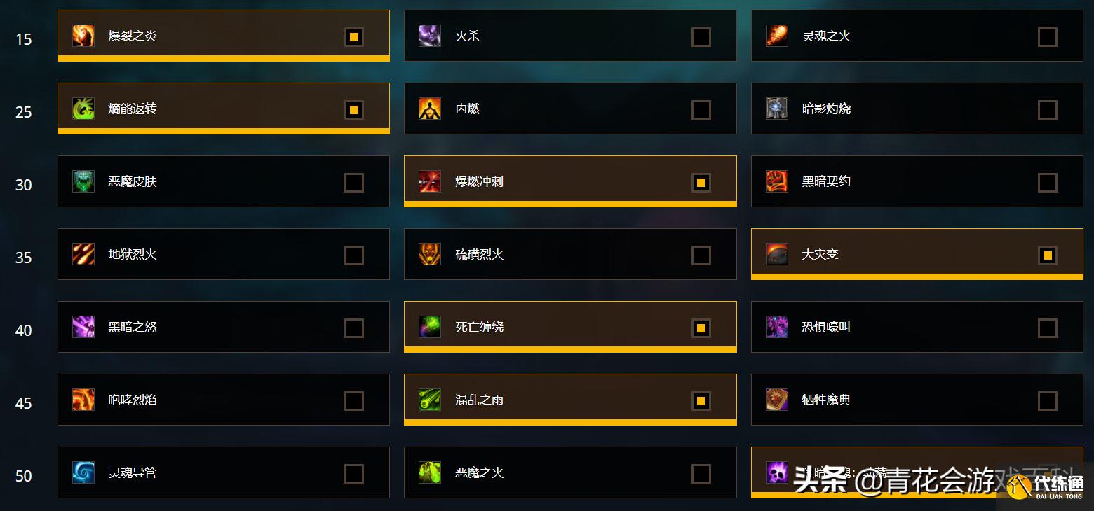 魔兽世界暗影国度9.1毁灭术基础攻略_暗影国度攻略