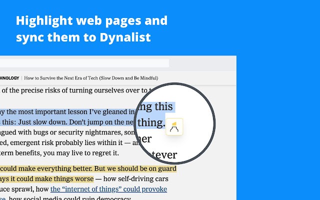 dynalist highlighter谷歌插件