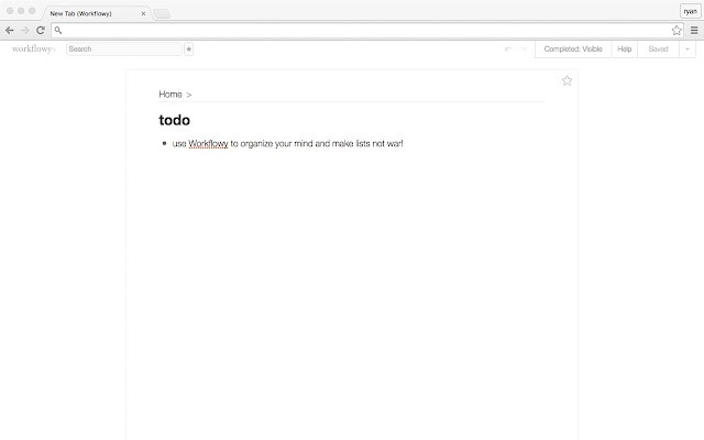 workflowy new tab免费版