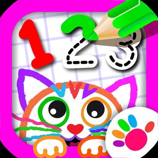 学数字: 宝宝画画游戏小孩子学习画图3-6岁儿童游戏